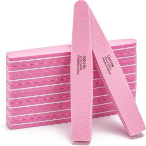 10 Pcs Nail Buffers Blocks Double Sided Nail Files 100/180 Grit