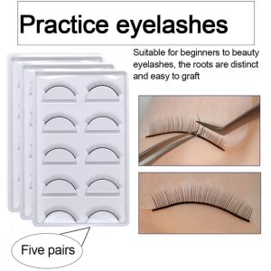10 pack Eyelashes for practice training