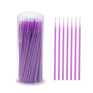 100 pieces Microbrushes eyelash and eyebrows.