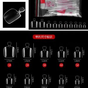 500 pack TOE nail  Tips full coverage