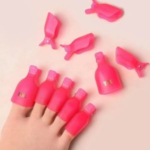 5 pack TOE Soak off clips Assorted .