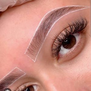 Eyebrows Mapping White pen