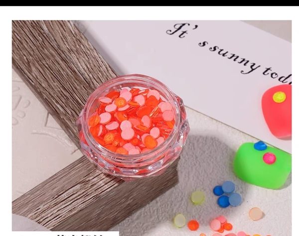 Neon rhinestones
