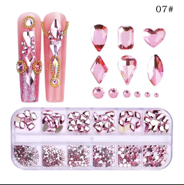 pink rhinestones
