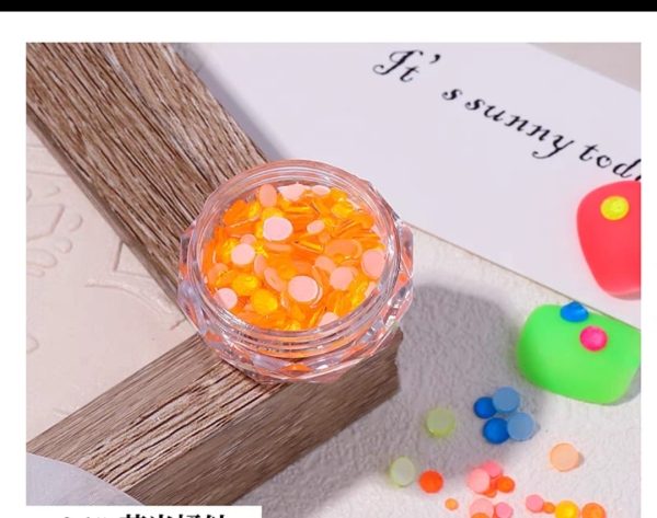 Neon rhinestones