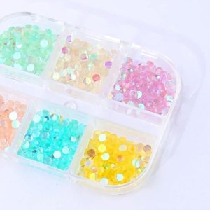 Small Flat Back Tear Drop Charms