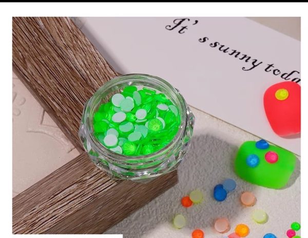 neon rhinestones