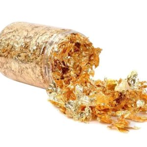 Metallic Gold Flakes Big Jar