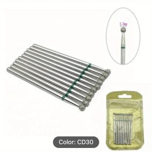 Cuticle Diamond Coarse(C) Round ball Drill Bit