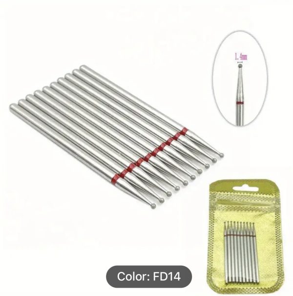 Cuticle Diamond Extra Fine(F) Round ball Drill Bit