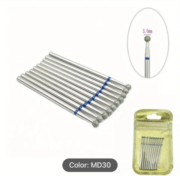 Cuticle Diamond Extra Medium Round ball Drill Bit