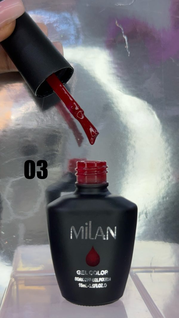 Milan 15 ml Soak Off Gel Polish