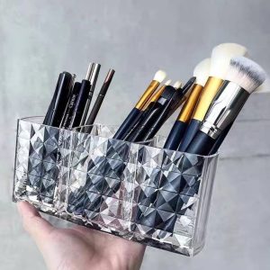 Makeup brush holder