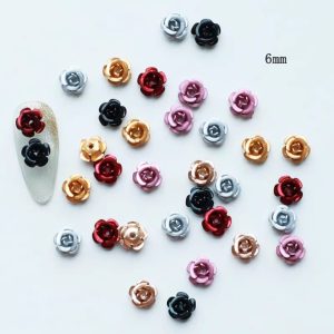 Rose Nail  Art Charm 5 pack