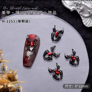 5 Pack Gothic Nail Art Charm