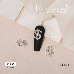 Dollar Sign Nail Art Charm