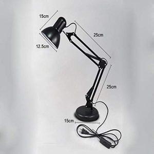 Adjustable Classic Desk Lamps Clip Table Lamp for Professional Nail technicians ( bulb is also included)