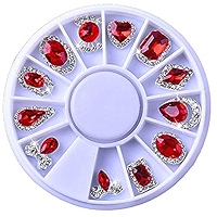 Mixed Color Design 3D Nail Art Rhinestone AB Glitter Crystal Nail Gem Manicure DIY Nails Stone Tips Decoration