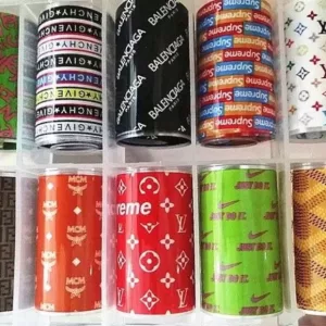 Nail Art Decoration Brand Logo Polish Stickers Transfer Nail Foil 10 Rolls/Box
