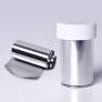 Transferrable Silver Foil Nail Art