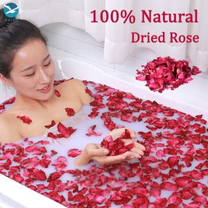 50g 【100% Natural Dried Rose  Flower for  Shower and Aromatherapy