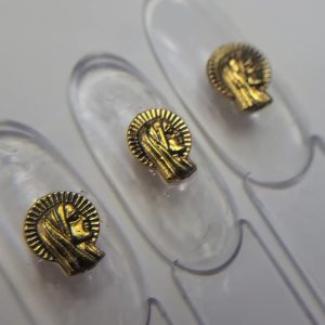 10 pack egyptian gold nail art charm