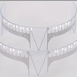 3 pack Reusable Eyebrow Ruler Guide