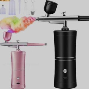 Airbrush With Compressor Portable Airbrush For Nails or Skincare Application